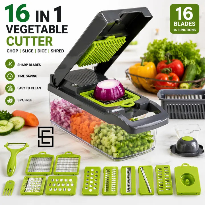 16 in 1 Vegetable Cutter