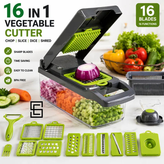 16 in 1 Vegetable Cutter